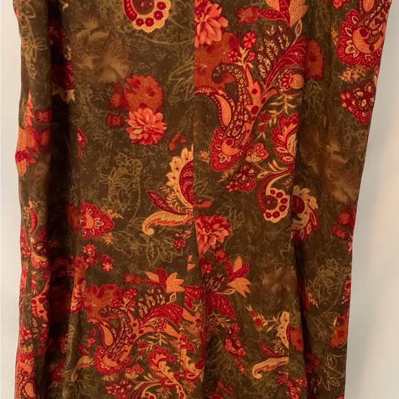 R.Q.T. Paisley Skirt A-Line Sz 14 - Picture 7 of 7